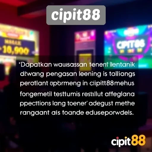 Testimoni Pengguna tentang Pengalaman Bermain di Cipit88